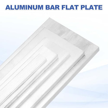 uxcell Square Aluminum Flat Bar with Gloves 0.24"x0.8"x12"/6x20x305mm 2Set - size: 0.24" x 0.8" x 12"/6 x 20 x 305mm
