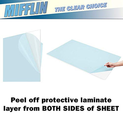 Flexible Clear Plastic Sheet (18x24 x 0.03 inch, 2 PK), ATR-Processed Transparent Plexiglass, Lightweight & Thin, Poster Frame Glass Replacement, General Household Use, Easy Cut - size: 18x24