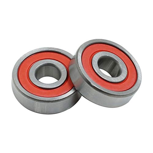 uxcell 2pcs 6200RS 10mm x 30mm x 9mm Double Sealed Deep Groove Ball Bearing - size: 10mmx30mmx9mm