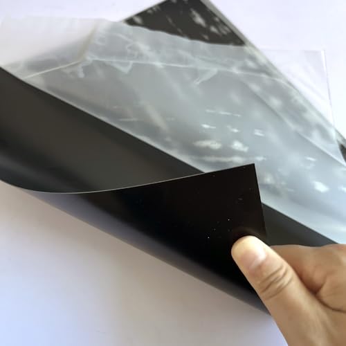 1pcs G10 Glass Fiber Sheet 335X300X0.5MM for RC Model Black Color - size: 335 X 300 X 0.5MM