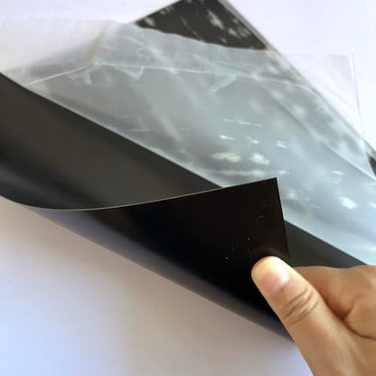 1pcs G10 Glass Fiber Sheet 335X300X0.5MM for RC Model Black Color - size: 335 X 300 X 0.5MM