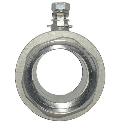 DAN SPEED 4" NPT Female 316 Stainless Steel Full Port Ball Valve Vinyl Handle WOG1000 - size: 4 inch 1 piece