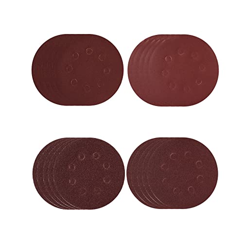 SKIL 20-Piece Mixed 5 in. 60/80/120/240 Grits Round Sanding Paper Kit for SKIL Sanders SR211601/SR6604B-10/SR660302 - CDA9003 - size: 5 inches, style: Orbital Sanding Paper (20pc)