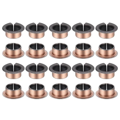uxcell 40Pcs Flanged Sleeve Bearing, 12mm Bore x 14mm OD x 8mm Length - size: 12×14×8mm