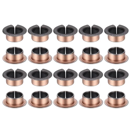 uxcell 40Pcs Flanged Sleeve Bearing, 12mm Bore x 14mm OD x 8mm Length - size: 12×14×8mm