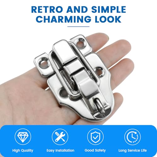 SDTC Tech 2-Pack Retro Silver Style Box Toggle Latch - color: Silver
