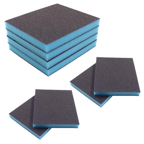 Sanding Sponge, 4.7"x3.9", 80 Grit, 8Pcs - size: 80#