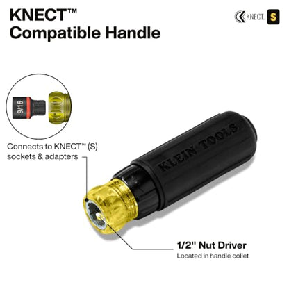 Klein Tools 32500HDRT KNECT 11-in-1 Impact Rated Multi-Bit Screwdriver - style: Standard Handle