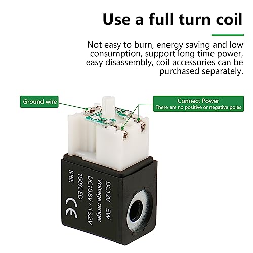 Wengart Pneumatic Solenoid Valve DIY Techs Single Acting Air Cylinder DC12V