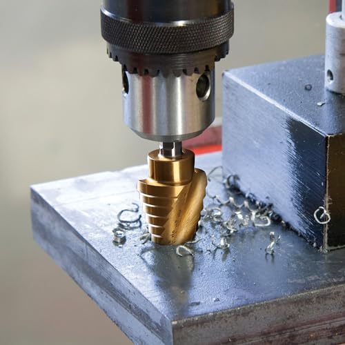 3PCS HSS Spiral Flute Step Drill Bit Set for Metal Unibit - size: Spiral 3PCS Set