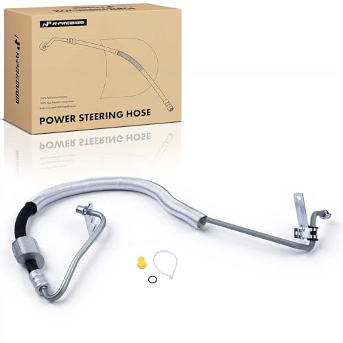 A-Premium Power Steering Pressure Hose Line Assembly, Pump to Rack/Gear