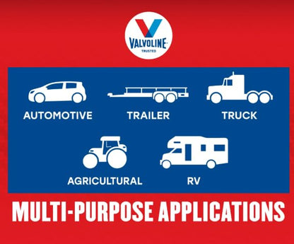 Multi-Vehicle High Temp Red Grease 14.1 OZ Cartridge VV-615 | Lithium Complex EP | NLGI #2 GC-LB | 0°F to 375°F | Extreme Pressure | Disc Brake, Chassis, Suspension, Wheel Bearings
