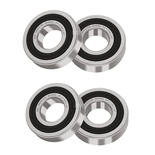XIKE 4 Pcs Bearings 3/4" x1-5/8 x1/2", Compatible with 1630-2RS. - size: 1630-2RS Size 3/4"x1-5/8"x1/2"