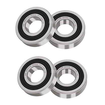 XIKE 4 Pcs Bearings 3/4" x1-5/8 x1/2", Compatible with 1630-2RS. - size: 1630-2RS Size 3/4"x1-5/8"x1/2"