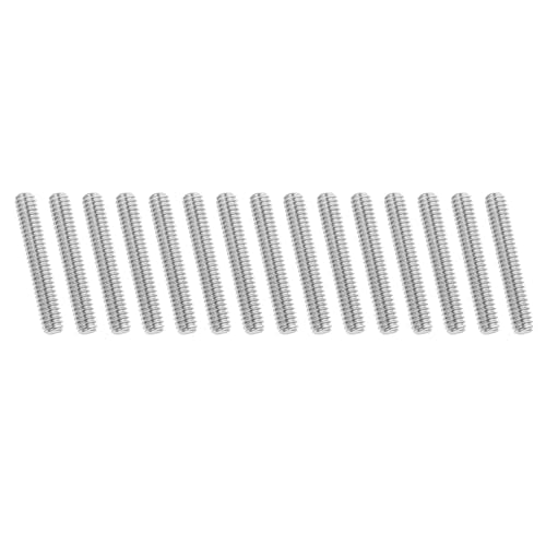 PATIKIL 1/4"-20 UNC 304 Stainless Steel Fully Threaded Rod, 15Pcs 1.8" Length Long Threaded Screw Right Hand Threads All Threaded Rod Studs for Anchoring Bolt, Clamps, Hangers and U-Bolts - size: 1/4"-20 x 1.8"