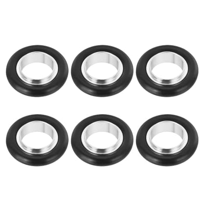 KF16 Flange Centering Ring (Aluminum Cylinder: 16mmID,17mmOD) 6Pcs - size: KF16