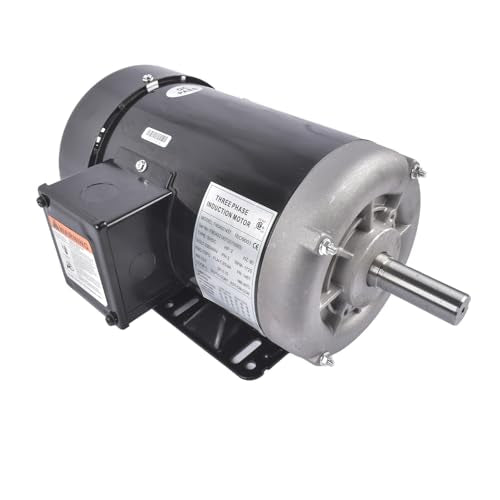 EM3558T AC Motor 3 Phase 145T Frame 2HP Output 1760RPM 60Hz