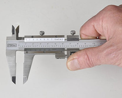 Fowler 52-058-016-0, Vernier Caliper with 0-6"/150mm Measuring Range - style: 6 inches 0.001 52-058-016-0