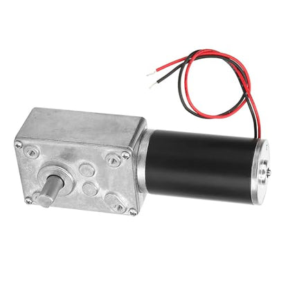 DC Gear Motor High Torsion Speed Reduce Electric Motor Reversible Turbine Electric Motor 8mm Shaft (12V 130RPM) - size: 12V 130RPM