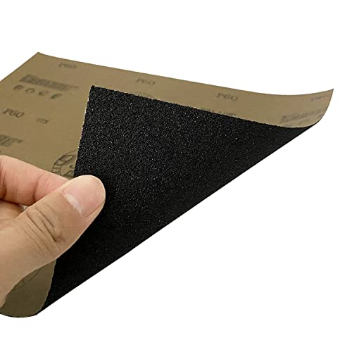 180 Grit Wet Dry Sandpaper, 10PCS 9x11 Inch Silicon Carbide Sanding Sheets - style: Grit 180