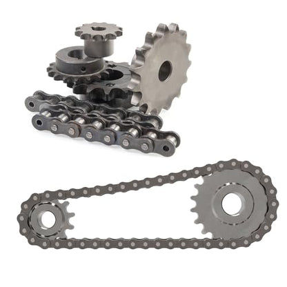 uxcell #25 Chain Roller Sprocket 8mm Bore 25.5mm OD, 11 Tooth C45 Carbon Steel ANSI Chain NO.25 Roller Sprocket Round Hole Without Surface Finished for ISO 04C Chain - size: 8mm Bore 25.5mm OD, style: 11 Tooth