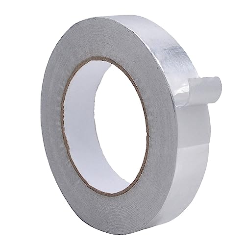 WOD Aluminum Foil Tape - 1 inch x 50 yd. Heat Shield Reflective Sealant Tape - Ideal for HVAC, Duct, Pipe, and Metal Insulation and Repair Home or Business Uses AFTR36 - size: 1 inch (24mm)