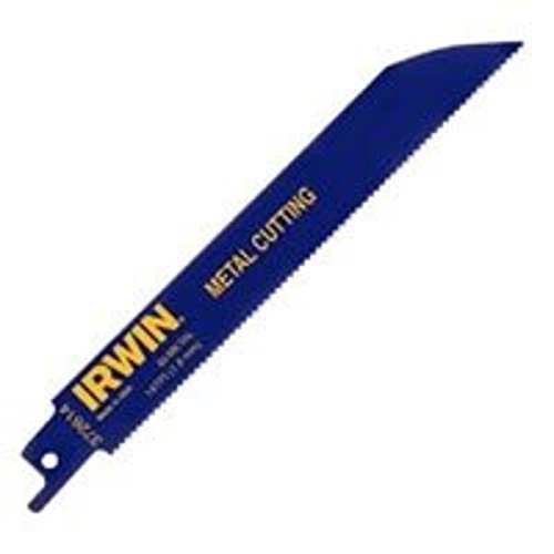 Irwin Tools - 372818BB IRWIN Tools Metal Cutting Reciprocating Saw Blade, 6-Inch, 24 TPI (372624) - size: 6", style: 24TPI / 1-count