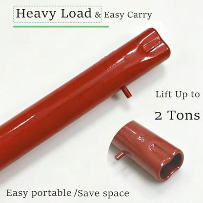 Horizontal Hydraulic Jack Handle Replacement, 2 Ton Jack Handle Replacement Kit for Automotive Car - size: 16.5 Inch