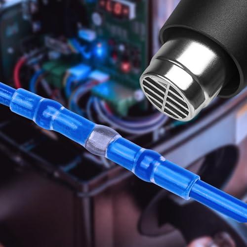 TICONN 200 Pcs Solder Seal Wire Connectors, Heat Shrink Butt Splice - size: Mixed 200 Pieces