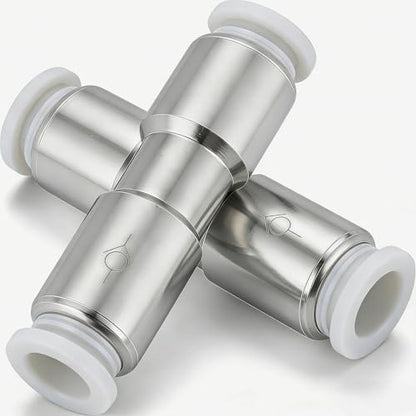 Pneumatic Push to Connect Fitting Check Valve 4mm Tube OD One-way Valve Pack of 2 - size: 4mm OD