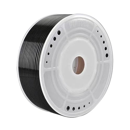 10mm OD Pneumatic Tubing Pipe PU Hose Tube Air Line Compressor Hose Black - color: Black, size: 10mm OD x 6.5mm ID - 328 FT 100 Meters