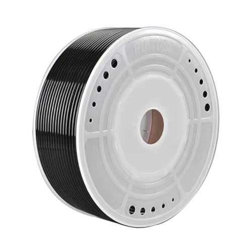 PU Air Hose Pneumatic Tubing 4mm OD Air Line Compressor Hose Tube Black - color: Black, size: 4mm OD x 2.5mm ID - 525 FT 160 Meters