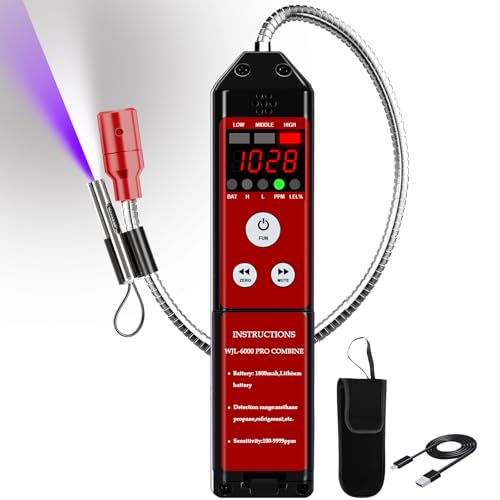 3-in-1 Refrigerant Leak Detector With Audible & Visual Alarms for AC Repair