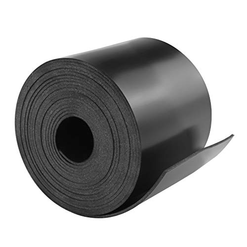DGSL Neoprene Rubber Strip, 3" W x 1/6" T x 10' L Solid Rubber Roll - color: No Adhesive, size: 3" Wide x 1/16" Thick x 10' Long