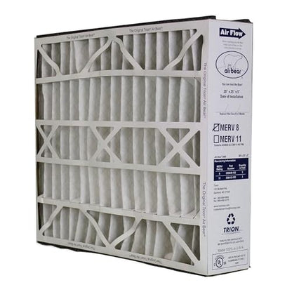 Trion 255649-102 Air Bear 20 x 25 x 5 Inch MERV 8 High Performance Air Purifier Filter Replacement for Air Bear Supreme, Right Angle, and Cub Air Cleaner Purification Systems (3 Pack)