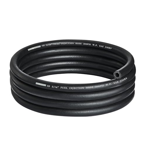 EVIL ENERGY 5/16 Fuel Line Hose 10FT Fuel Injection Hose Transmission Rubber SAE 30R9 300PSI - size: 5/16 10FT