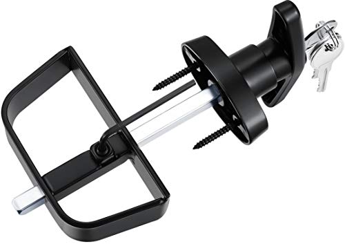 Shed Door Latch T-Handle Lock Kit with 4 Keys,Storage Barn Shed Door Hardware Lock Set 4½" and 5½" Stem - size: 4-1/2 Inch Stem
