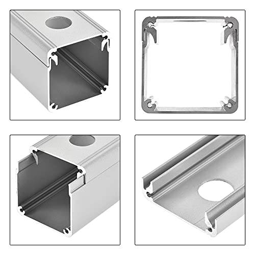 uxcell 2 Holes 16mm Aluminum Switch Button Station Box with a PG7 Cable Gland