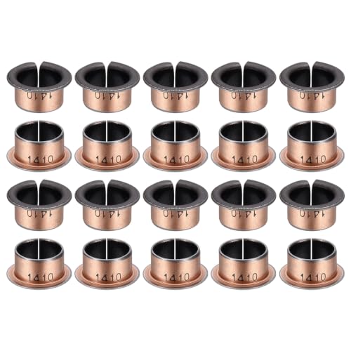 uxcell 40Pcs Flanged Sleeve Bearing, 14mm Bore x 16mm OD x 10mm Length - size: 14×16×10mm
