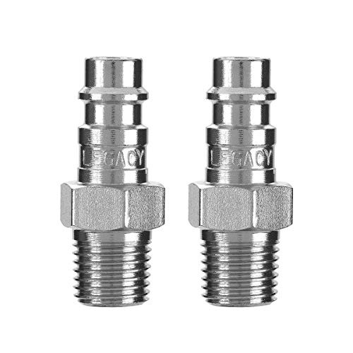 Flexzilla Pro High Flow Plug, 1/4" Body, 1/4" MNPT, 2 Pack - A53440FZ-2PK - style: Plug MNPT (2 Pack)