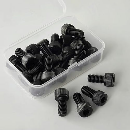 M10-1.5 x 20mm Socket Head Cap Screws, M10x1.5 Bolt, 12.9 Grade Alloy Steel, Allen Socket Drive, Black Oxide Finish, Full Thread, Quantity 10 - size: M10 x 20mm(10PCS)