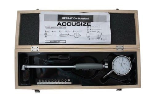 Accusize Dial Bore Gauge Set, 1.4-2.4" x 0.0005" Range - size: 1.4-2.4" x 0.0005"