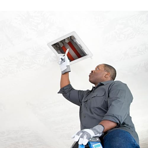 Suteck Plastic Access Panel for Drywall & Ceiling 8 x 8 Inch - size: 8 x 8 inch