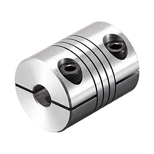 uxcell Motor Shaft 5mm to 7mm Helical Beam Coupler Coupling 25mm Dia 30mm Length - size: 5mm to 7mm