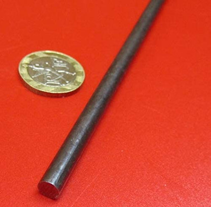 1144 Carbon Steel Round Rod .250" Diameter x 6 Foot Length 2 Pieces 12 Feet Total