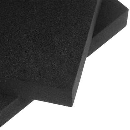 uxcell 8pcs Rubber Padding Sheets 1/2 Inch Thick x 4 Inch Long Square Neoprene Foam Sheet Non-Slip Anti Vibration Pads, Anti-Skid Noise - size: 1/2" Thick, 4" Length