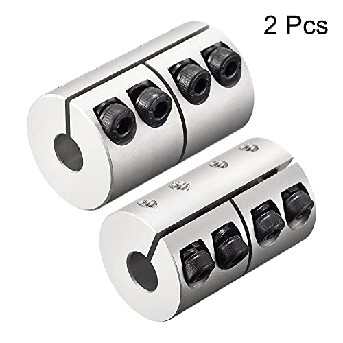 uxcell 2pcs 8mm to 9mm Shaft Coupling 25mmx40mm Coupler Aluminum Alloy Joint Motor for 3D Printer CNC Machine DIY Encoder - size: 9mm x 8mm