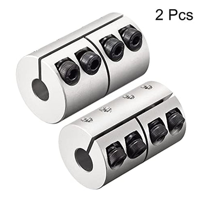 uxcell 2pcs 8mm to 9mm Shaft Coupling 25mmx40mm Coupler Aluminum Alloy Joint Motor for 3D Printer CNC Machine DIY Encoder - size: 9mm x 8mm