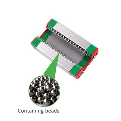 MGN9H 200mm Linear Rail Guide Mini Linear Sliding Guideway with Linear Bearing Sliding Block for for DIY CNC Routers Lathes Mills Automated Machines - size: 200mm, style: MGN9H