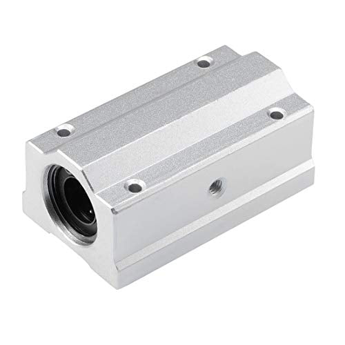 uxcell SCS16LUU Linear Ball Bearing Slide Block Units Extra Long, 16mm Bore Dia 1Pcs - size: 16mm